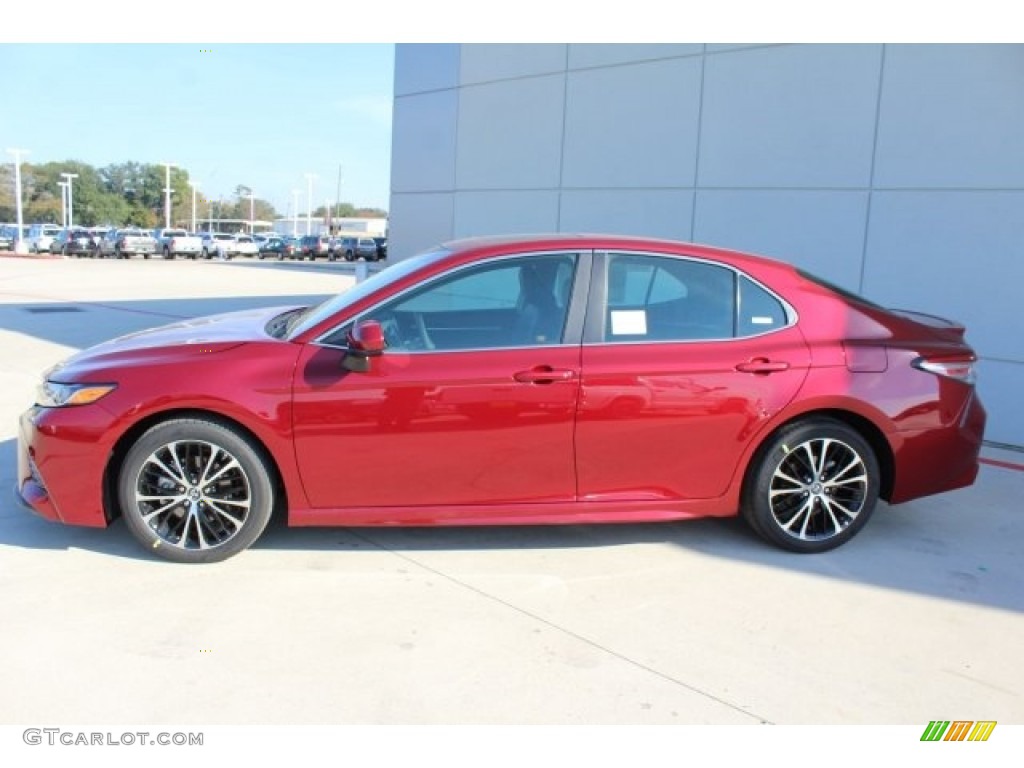 2018 Camry SE - Ruby Flare Pearl / Black photo #5