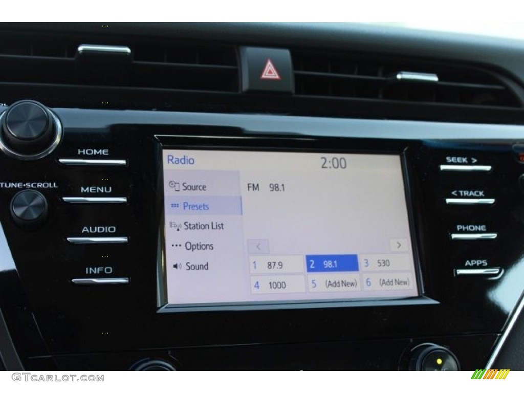 2018 Camry SE - Ruby Flare Pearl / Black photo #15