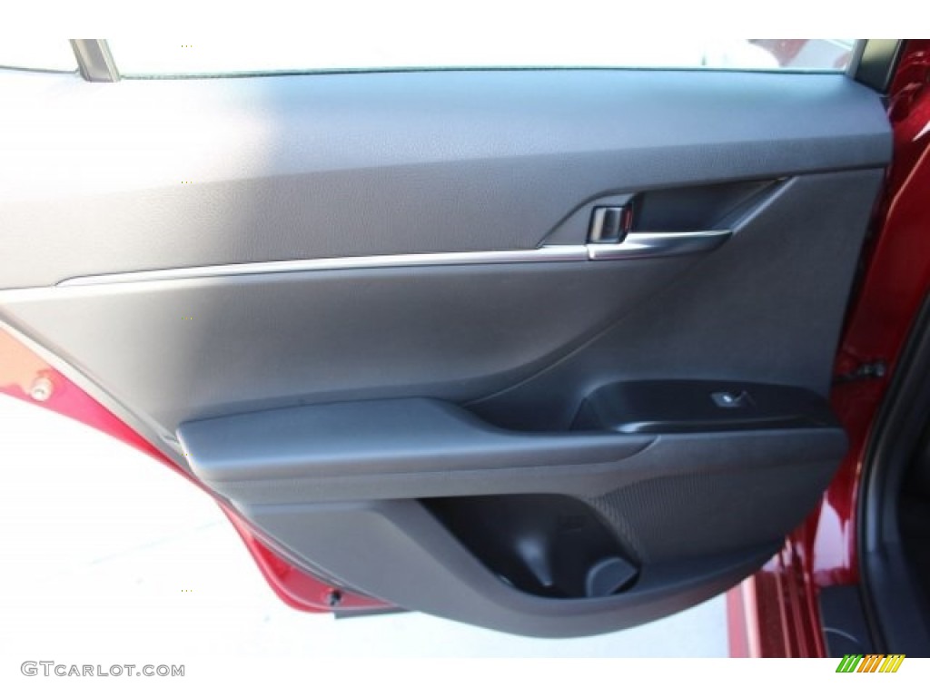 2018 Camry SE - Ruby Flare Pearl / Black photo #22