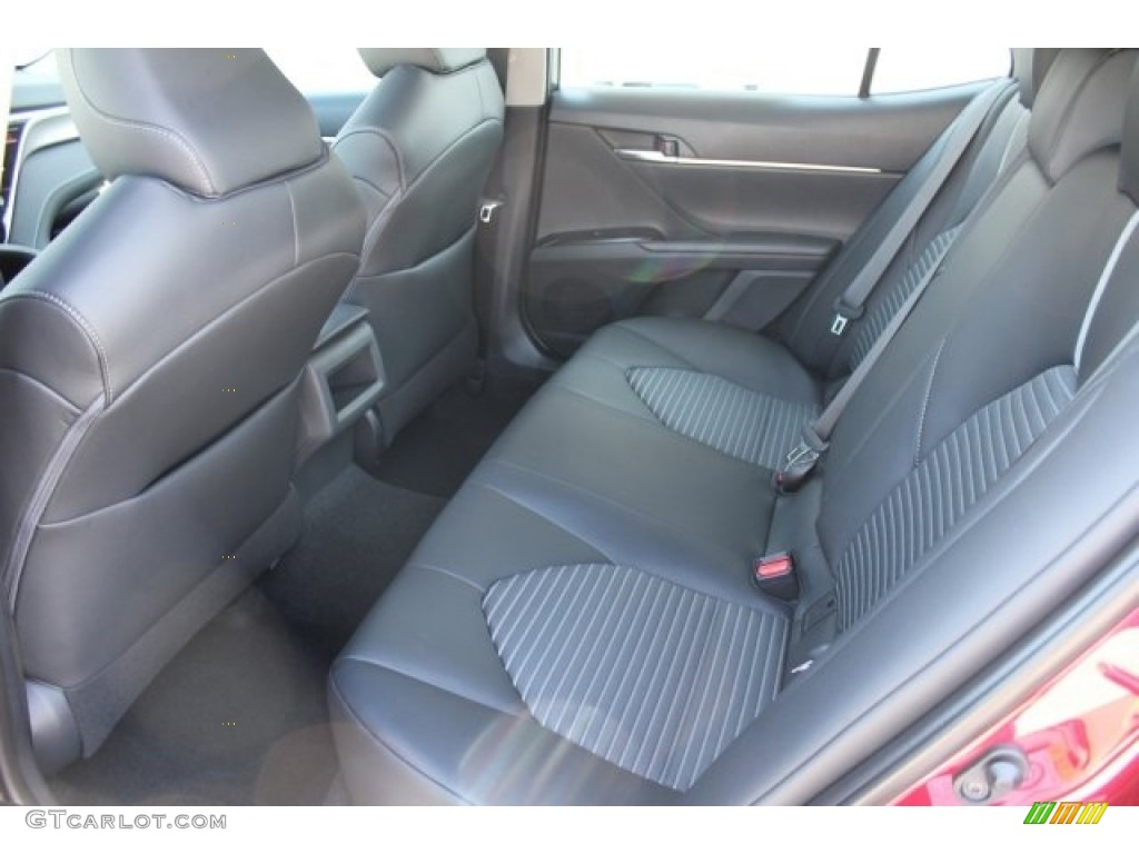 2018 Camry SE - Ruby Flare Pearl / Black photo #24
