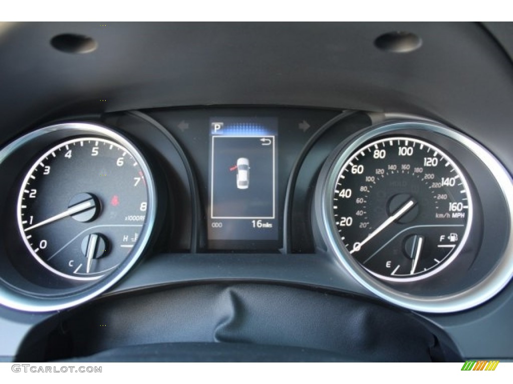 2018 Camry SE - Ruby Flare Pearl / Black photo #29