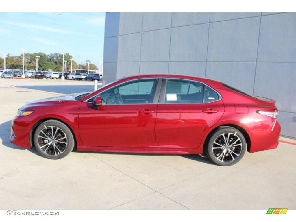 2018 Camry SE - Ruby Flare Pearl / Black photo #5