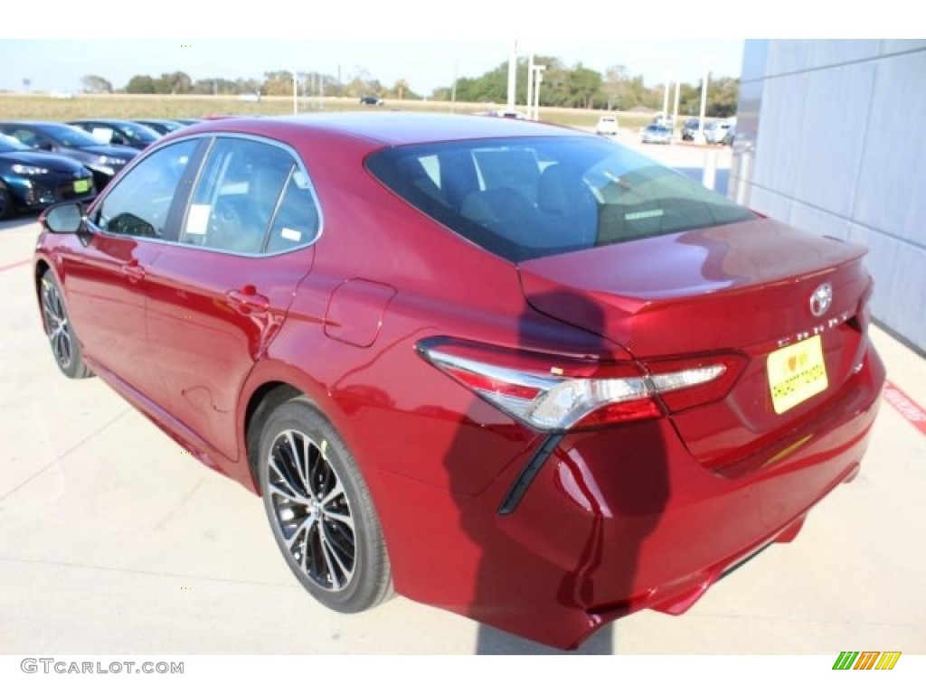 2018 Camry SE - Ruby Flare Pearl / Black photo #6