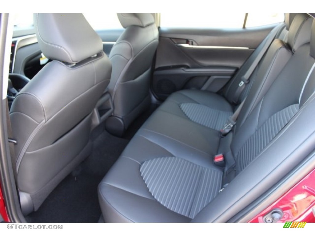 2018 Camry SE - Ruby Flare Pearl / Black photo #25