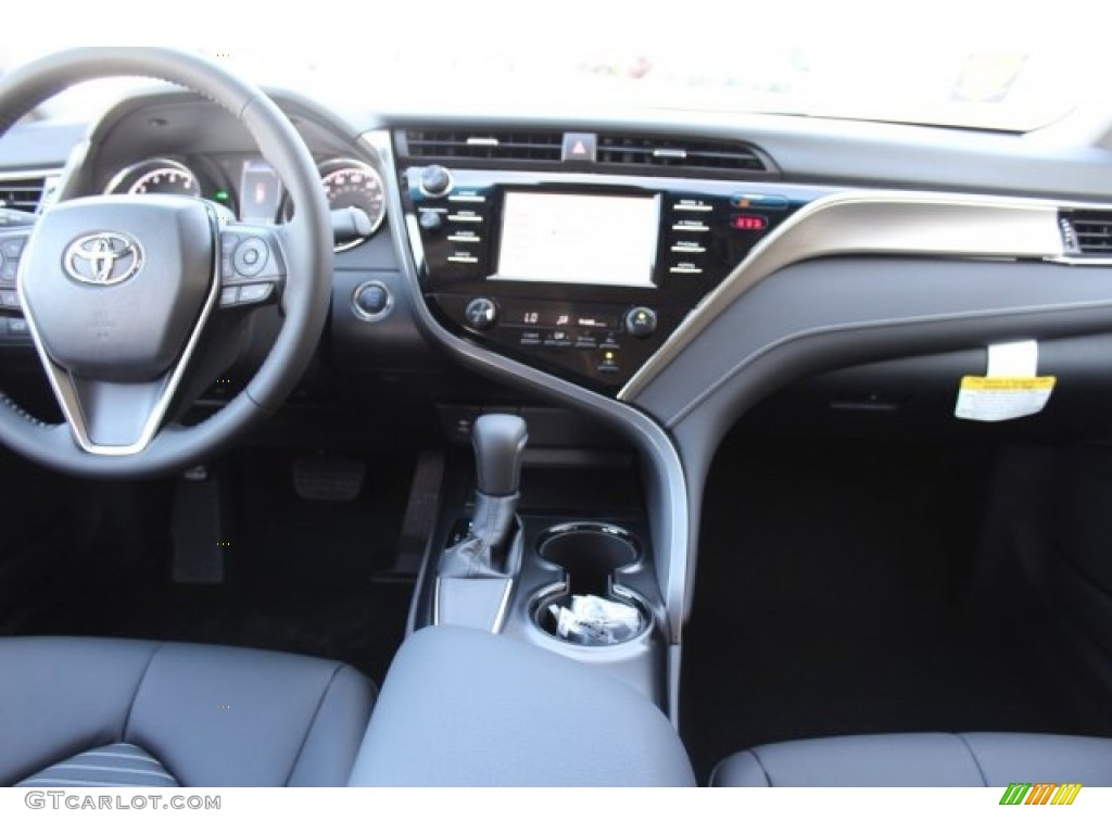 2018 Camry SE - Ruby Flare Pearl / Black photo #26