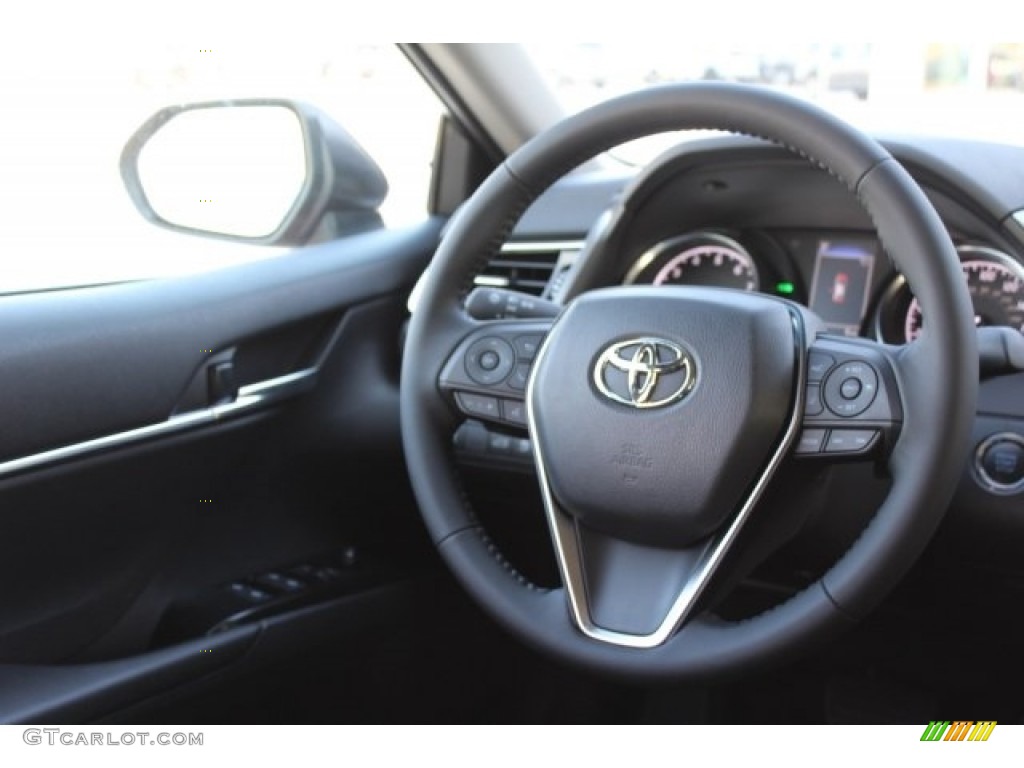 2018 Camry SE - Ruby Flare Pearl / Black photo #27