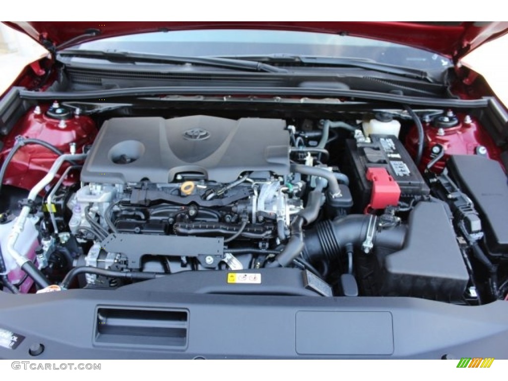 2018 Camry SE - Ruby Flare Pearl / Black photo #29