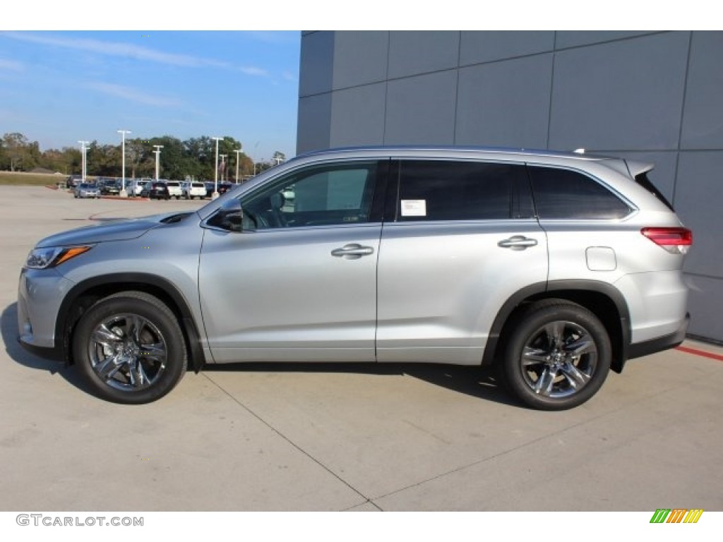 Celestial Silver Metallic 2018 Toyota Highlander Limited Exterior Photo #124215713