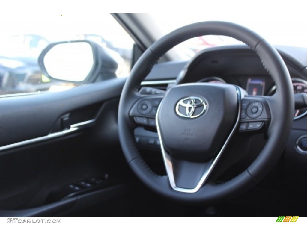 2018 Camry SE - Celestial Silver Metallic / Black photo #31