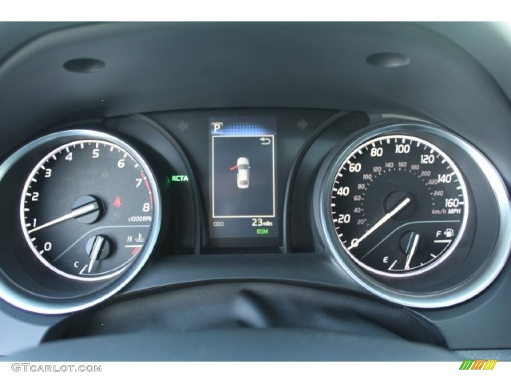 2018 Camry SE - Celestial Silver Metallic / Black photo #34