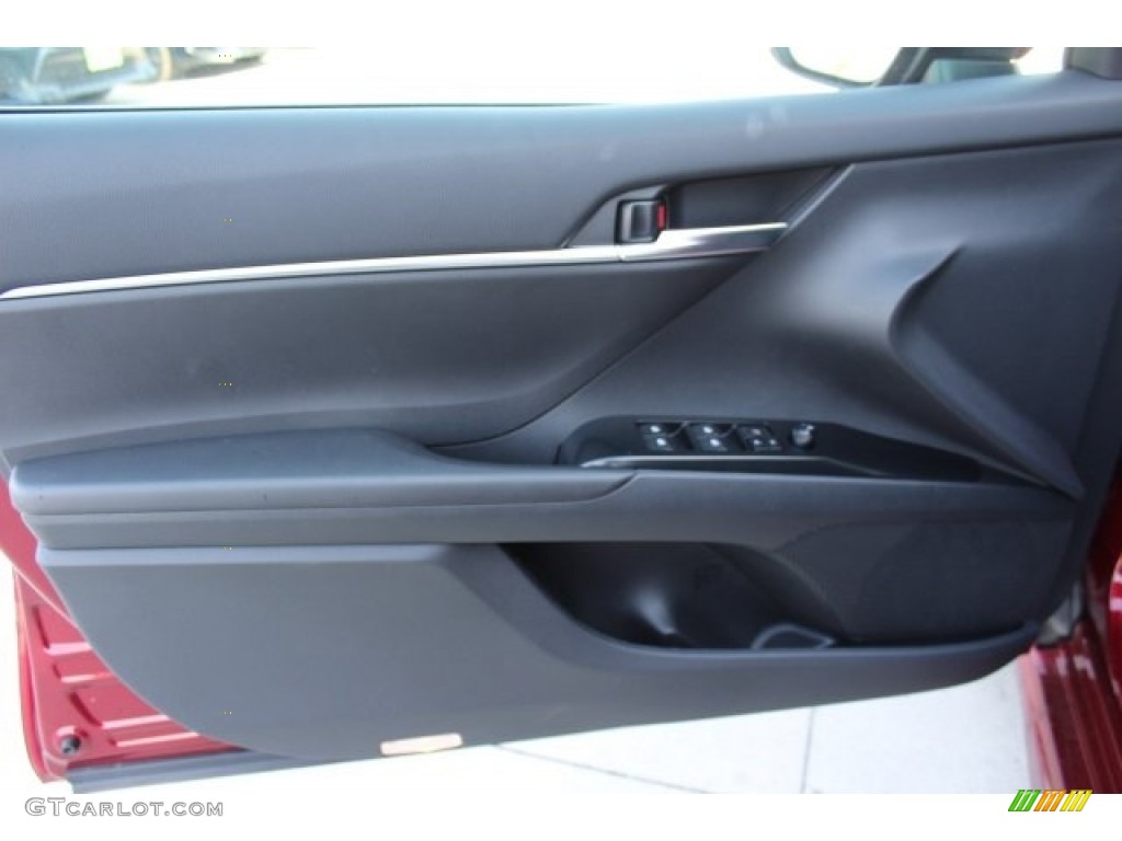2018 Camry SE - Ruby Flare Pearl / Black photo #9