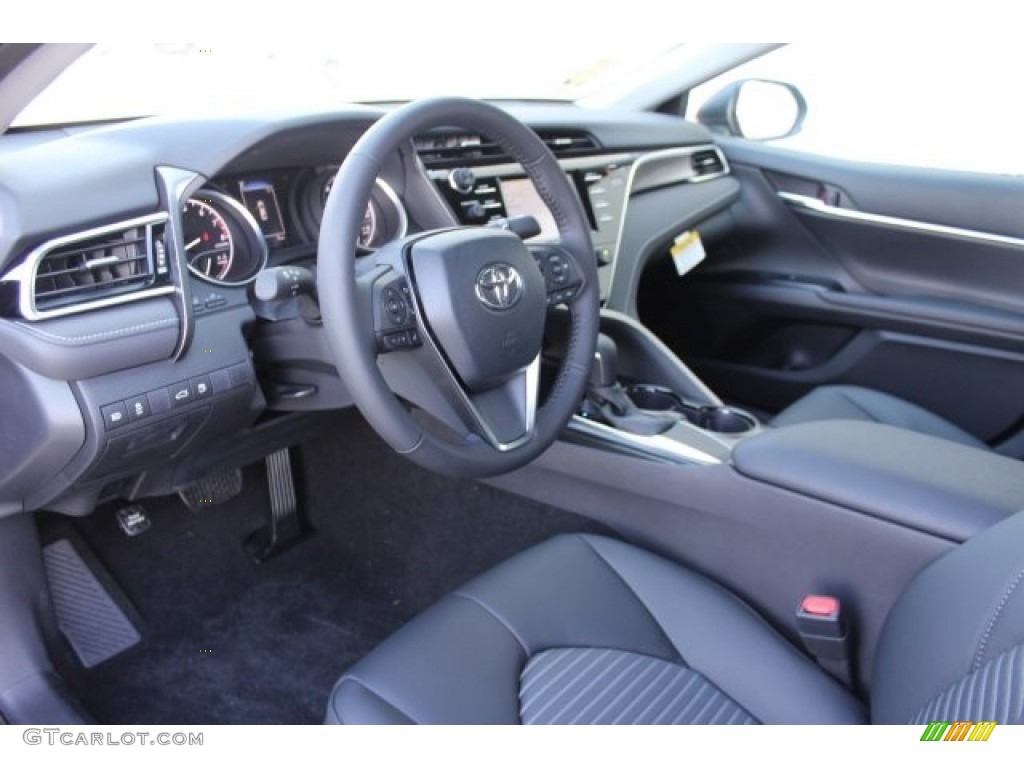 2018 Camry SE - Ruby Flare Pearl / Black photo #11