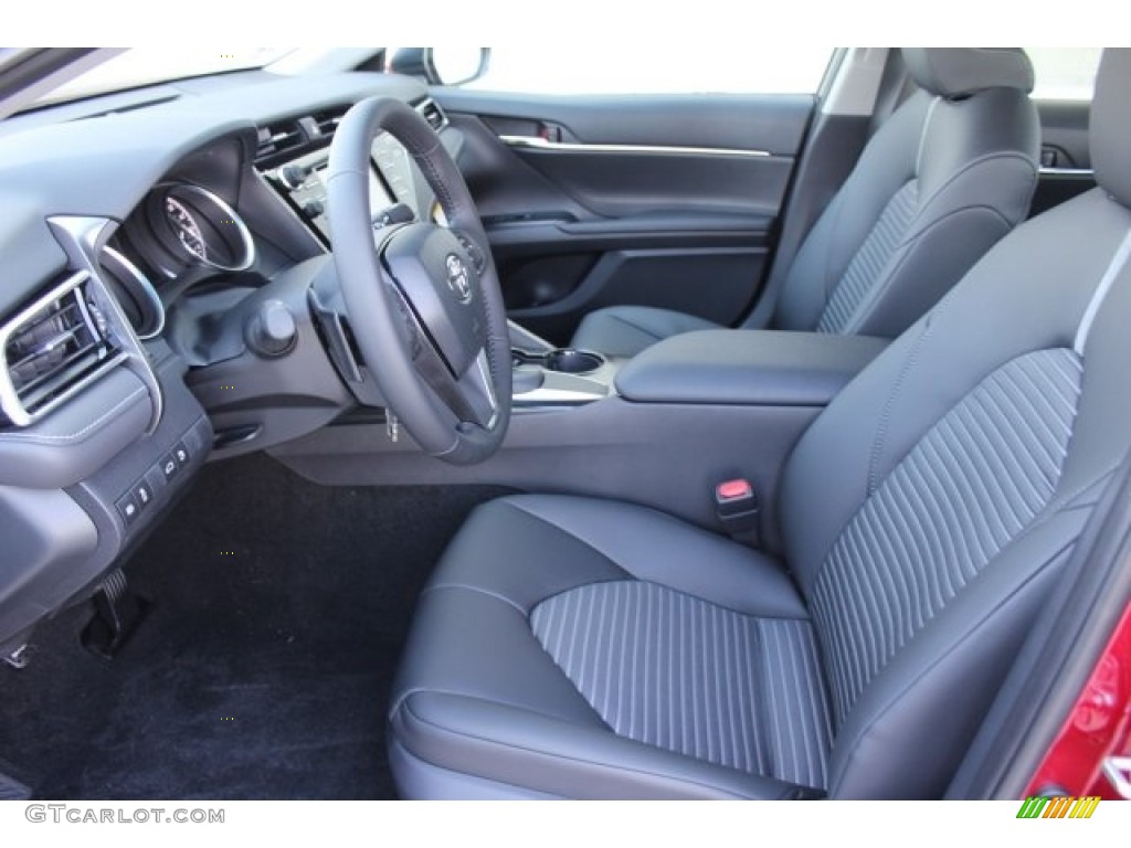 2018 Camry SE - Ruby Flare Pearl / Black photo #12