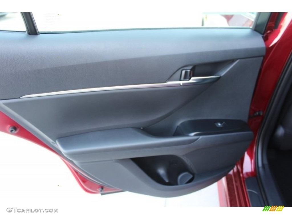 2018 Camry SE - Ruby Flare Pearl / Black photo #23