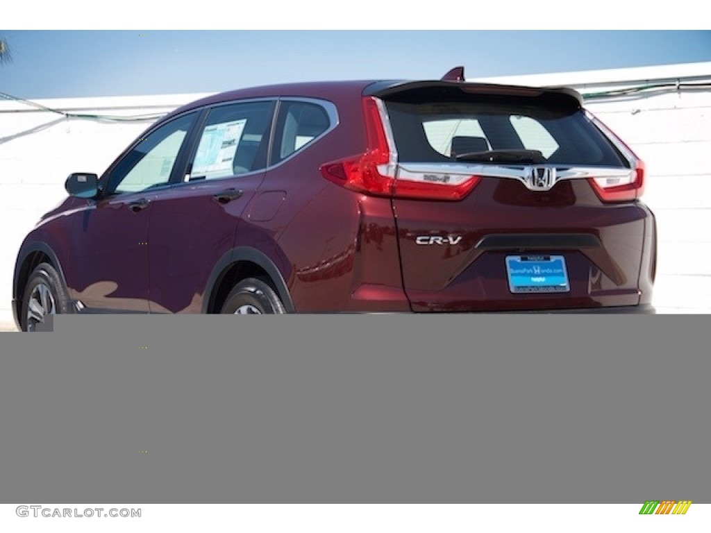 2018 CR-V LX - Basque Red Pearl II / Gray photo #2