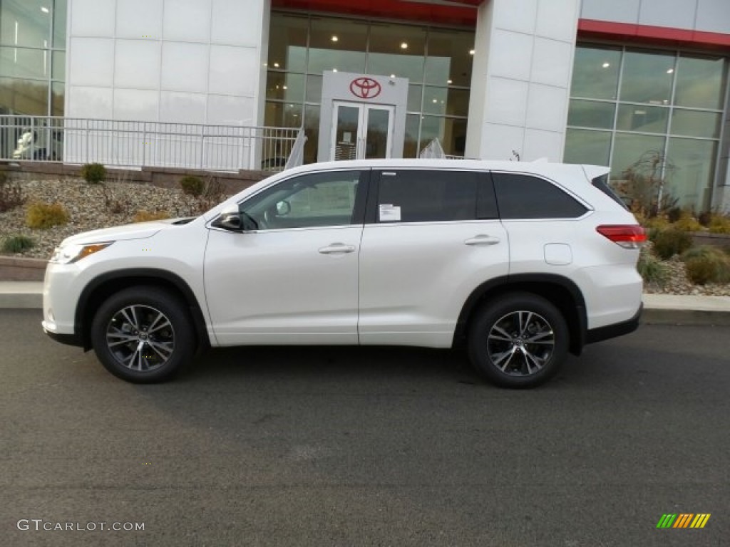 Blizzard White Pearl 2018 Toyota Highlander LE AWD Exterior Photo #124220791
