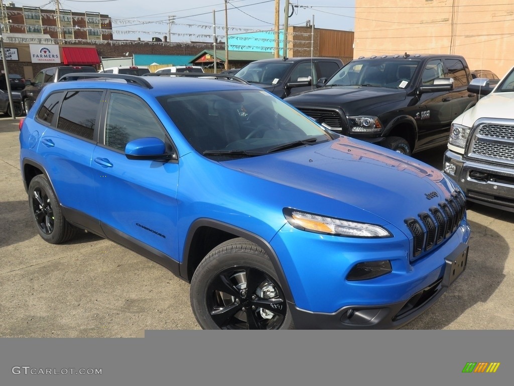 Hydro Blue Pearl 2018 Jeep Cherokee Latitude 4x4 Exterior Photo #124221787