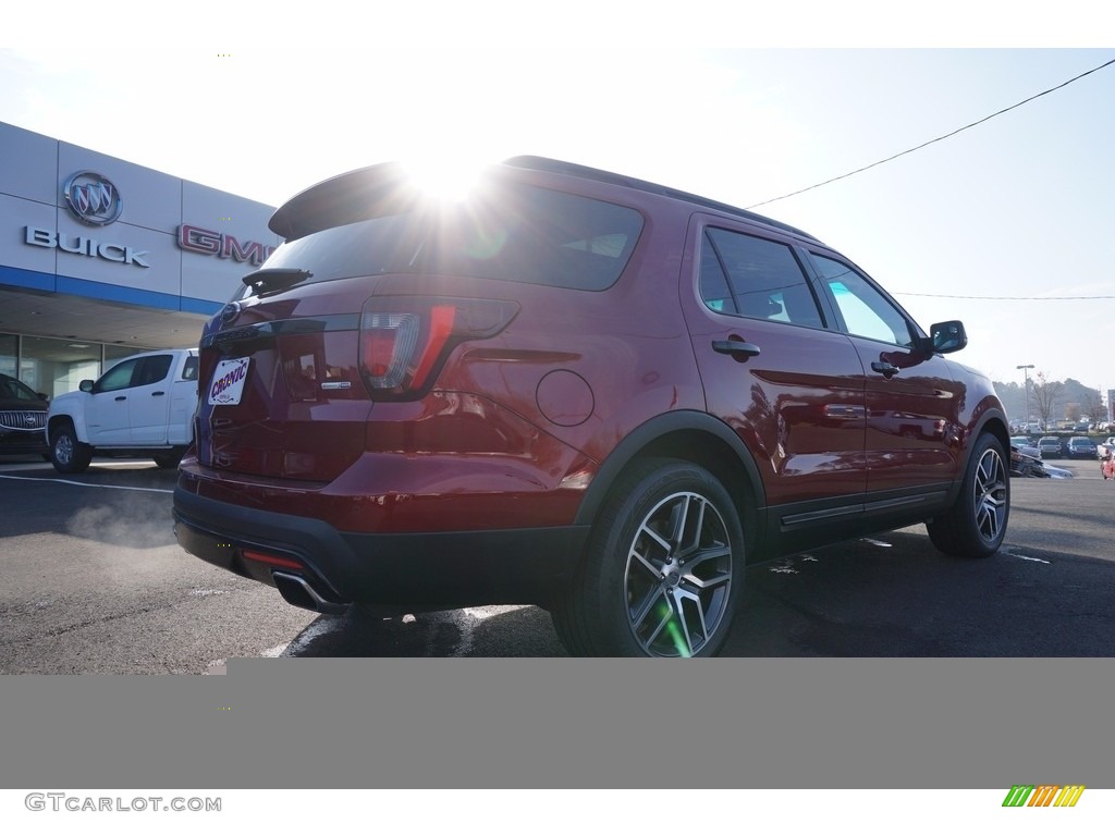 2017 Explorer Sport 4WD - Ruby Red / Ebony Black photo #6