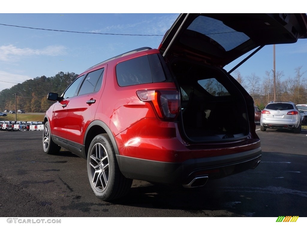 2017 Explorer Sport 4WD - Ruby Red / Ebony Black photo #14