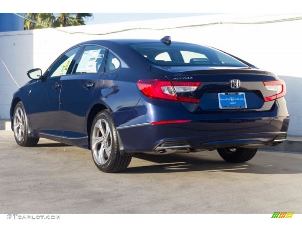 2018 Accord EX-L Sedan - Obsidian Blue Pearl / Gray photo #2
