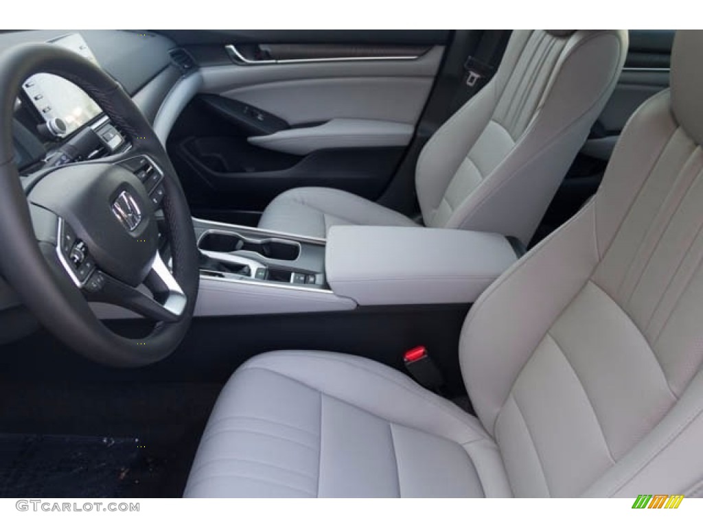 2018 Accord EX-L Sedan - Obsidian Blue Pearl / Gray photo #7