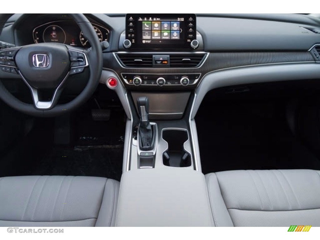 2018 Accord EX-L Sedan - Obsidian Blue Pearl / Gray photo #11