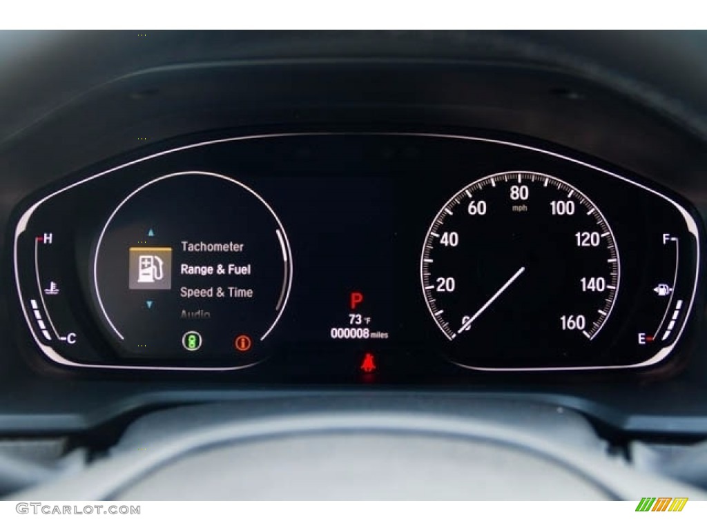 2018 Accord EX-L Sedan - Obsidian Blue Pearl / Gray photo #15