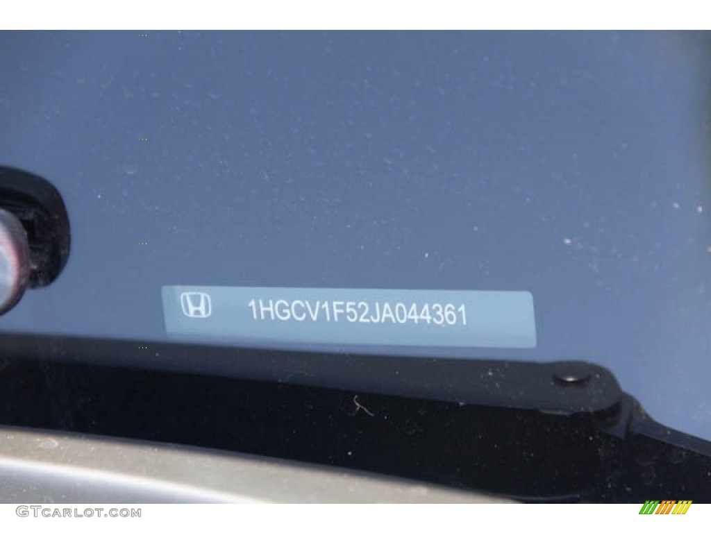 2018 Accord EX-L Sedan - Obsidian Blue Pearl / Gray photo #16
