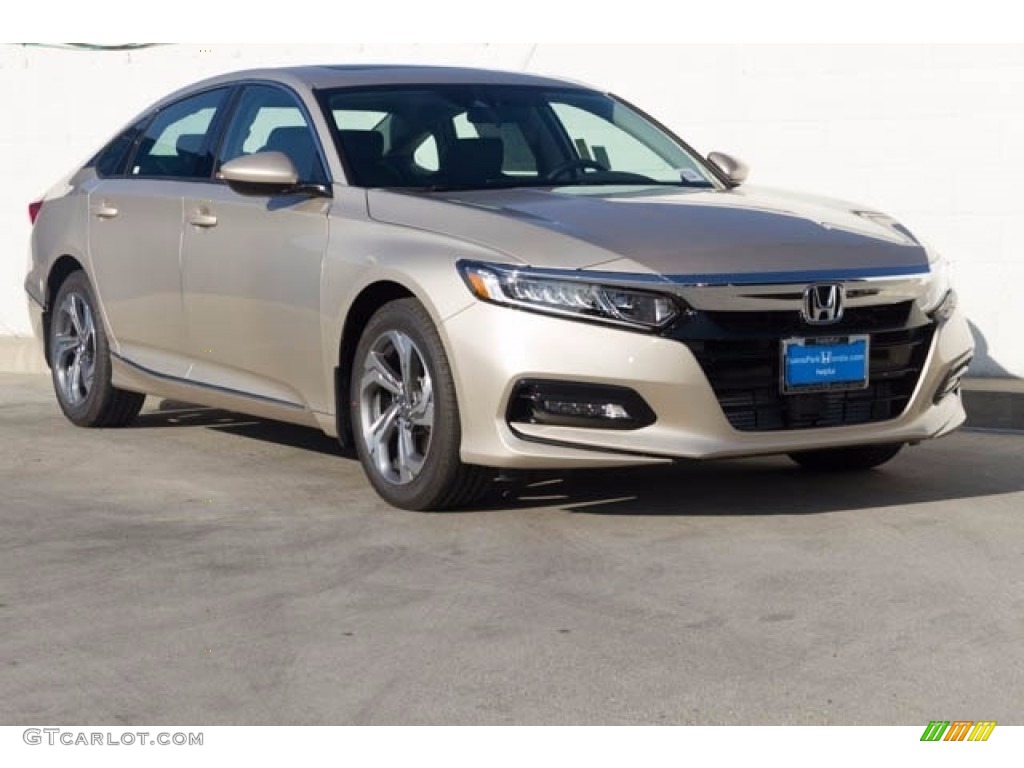 2018 Accord EX Sedan - Champagne Frost Pearl / Ivory photo #1