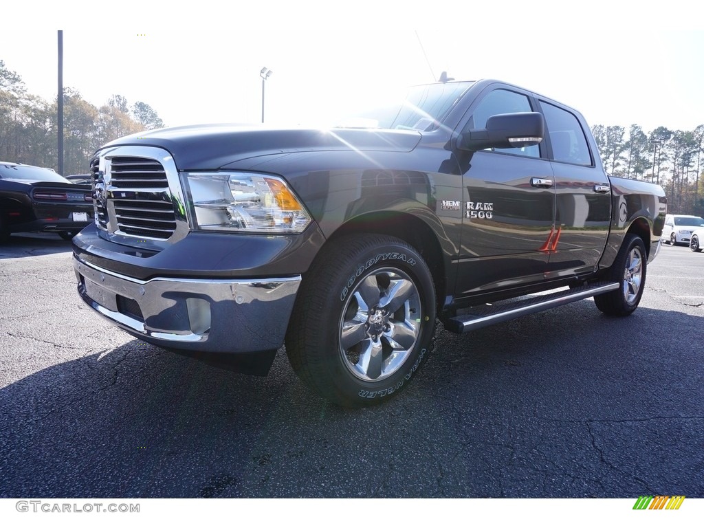 2018 1500 Big Horn Crew Cab - Delmonico Red Pearl / Black/Diesel Gray photo #3