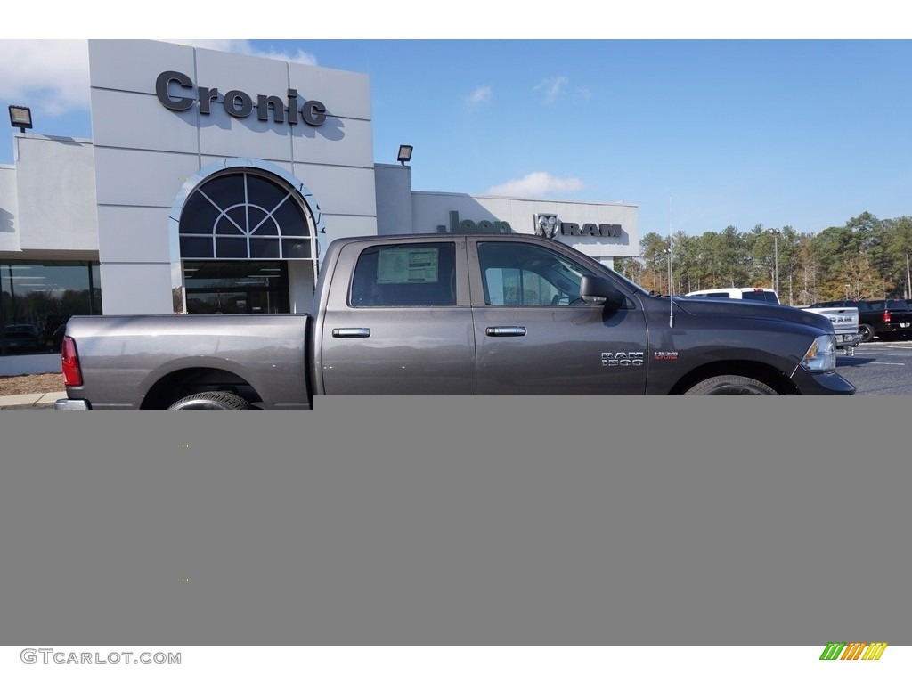 2018 1500 Big Horn Crew Cab - Delmonico Red Pearl / Black/Diesel Gray photo #8