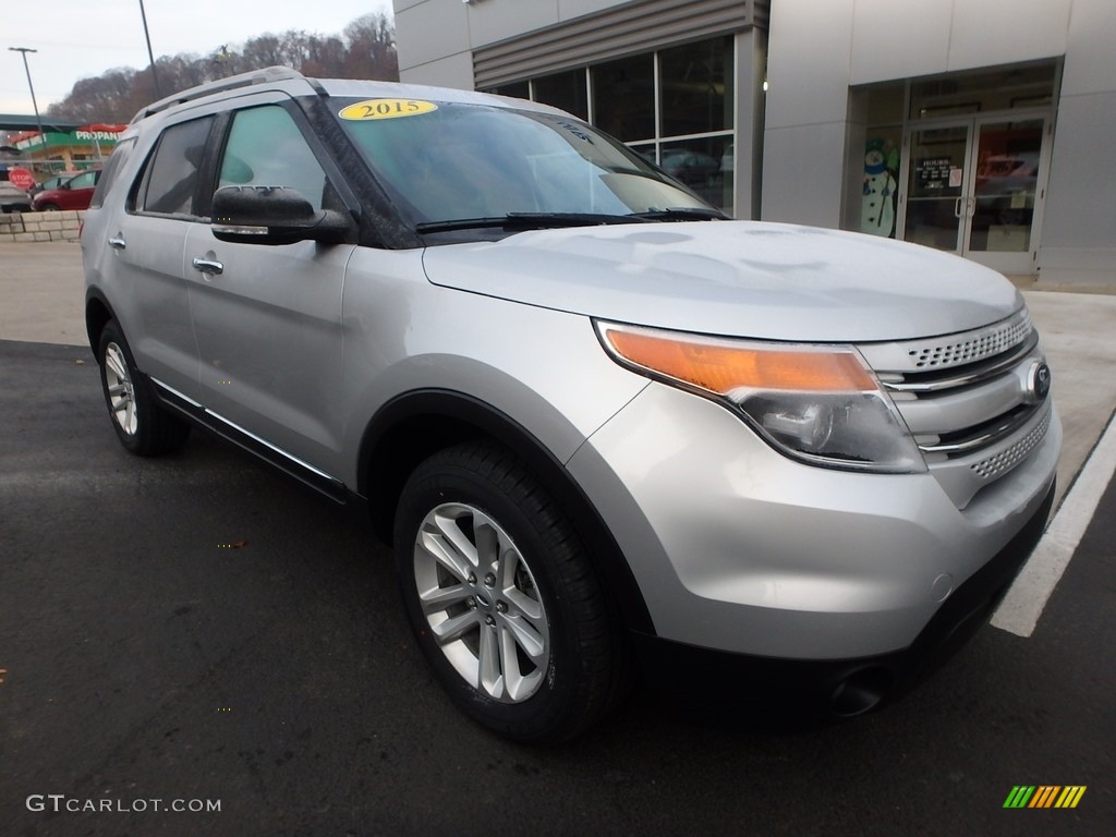 2015 Explorer XLT 4WD - Ingot Silver / Charcoal Black photo #9