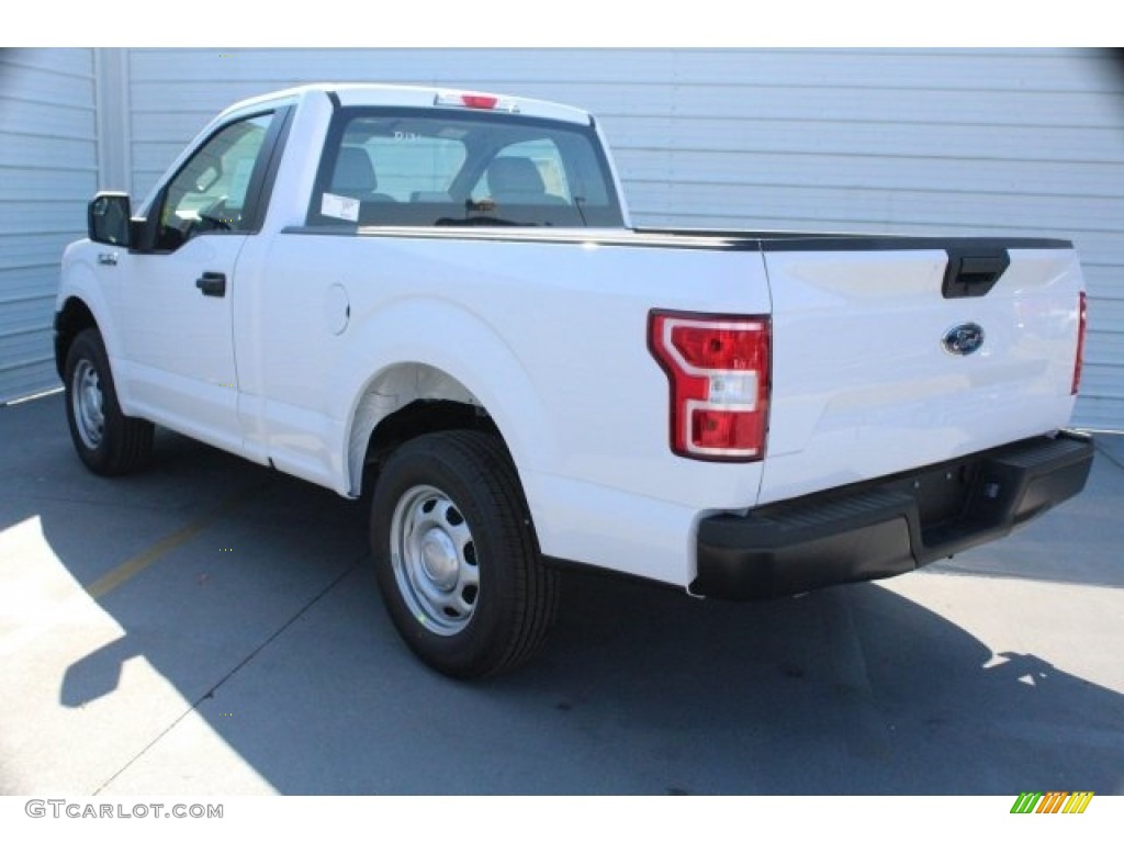 2018 F150 XL Regular Cab - Oxford White / Earth Gray photo #7