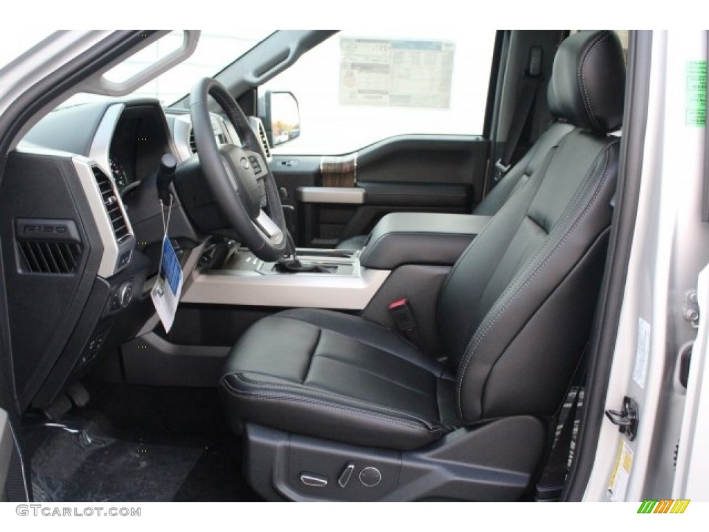 2018 F150 Lariat SuperCrew - Ingot Silver / Black photo #11