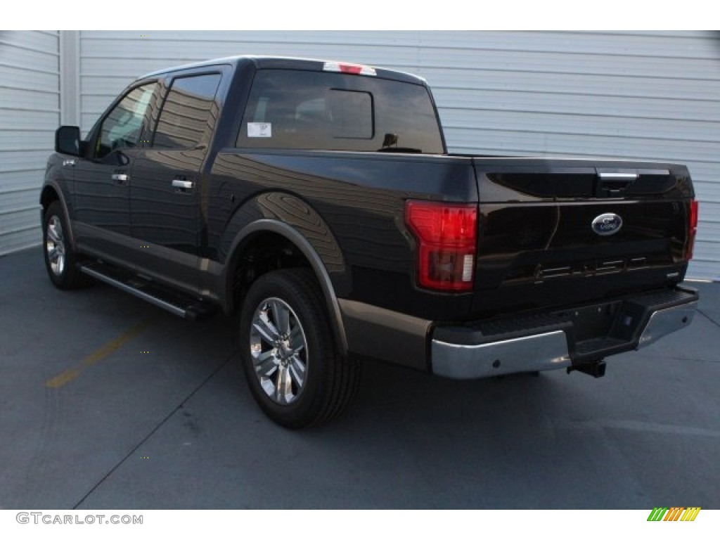 2018 F150 Lariat SuperCrew - Magma Red / Black photo #7