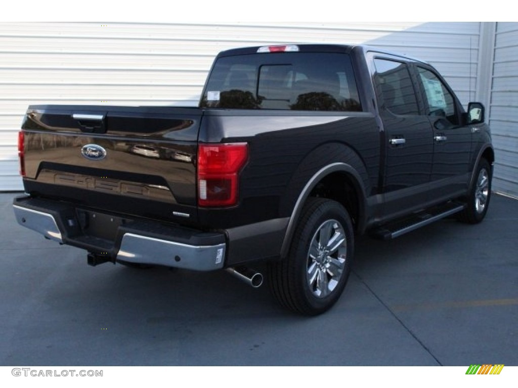 2018 F150 Lariat SuperCrew - Magma Red / Black photo #9