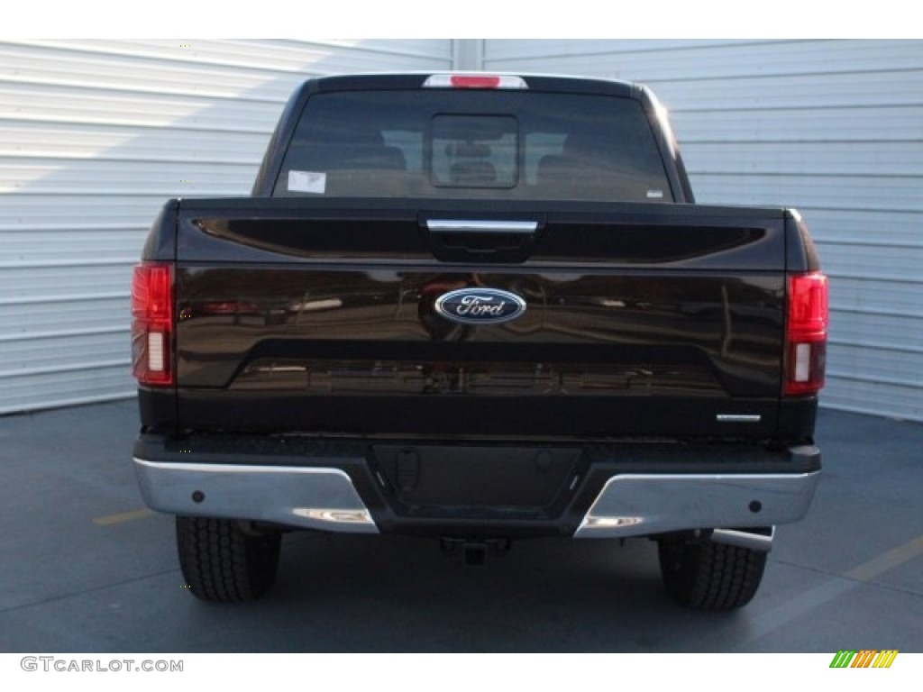 2018 F150 Lariat SuperCrew 4x4 - Magma Red / Black photo #8