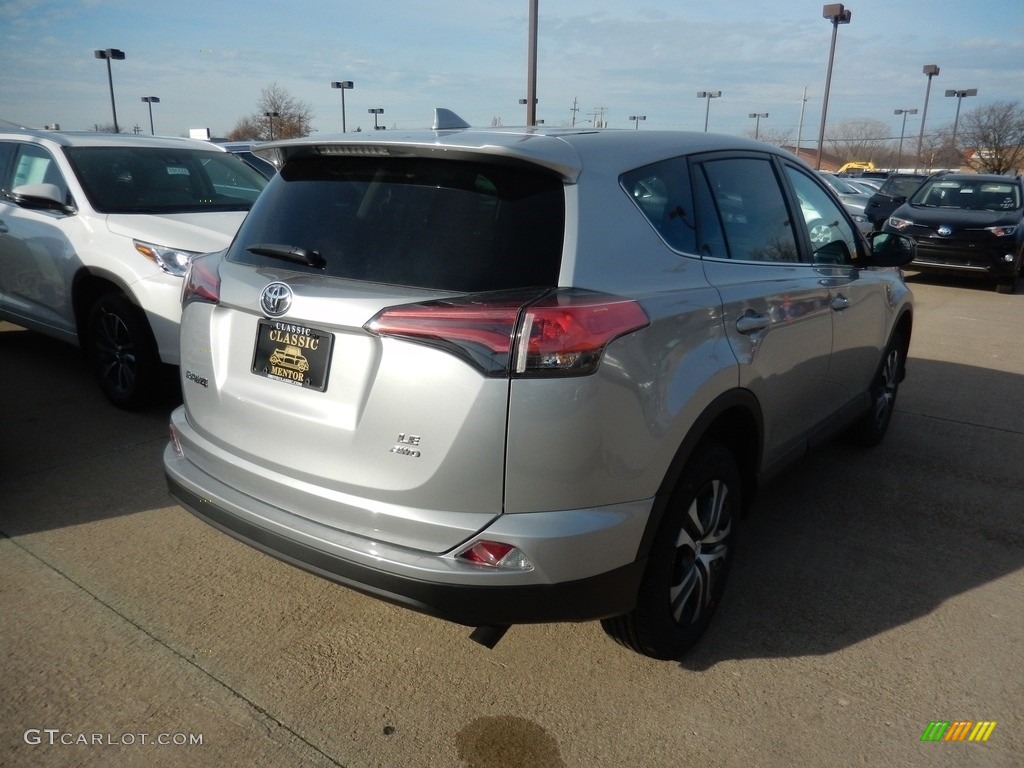 2018 RAV4 LE AWD - Silver Sky Metallic / Black photo #2