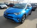 2018 Electric Storm Blue Toyota RAV4 XLE AWD  photo #1