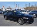 2015 Black Ford Mustang EcoBoost Premium Convertible  photo #1