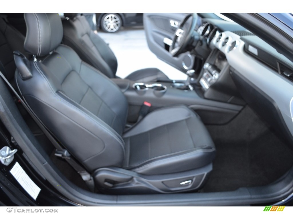 2015 Mustang EcoBoost Premium Convertible - Black / Ebony photo #13