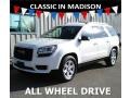 Summit White 2015 GMC Acadia SLE AWD