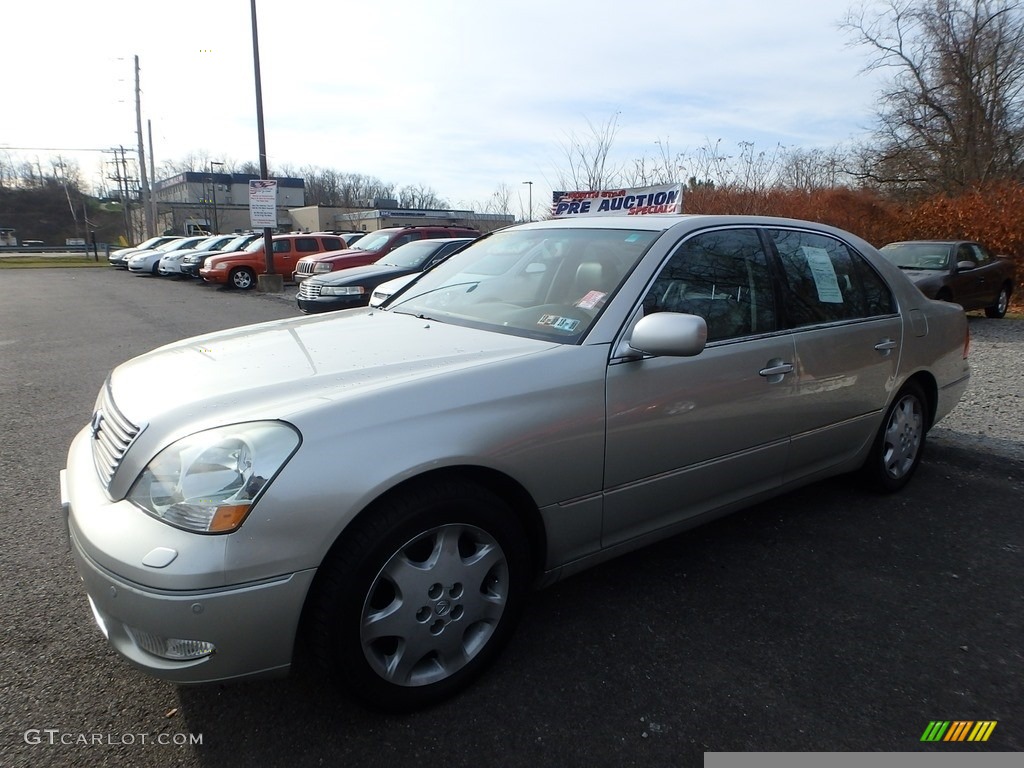 2003 LS 430 Sedan - Millenium Silver Metallic / Black photo #1