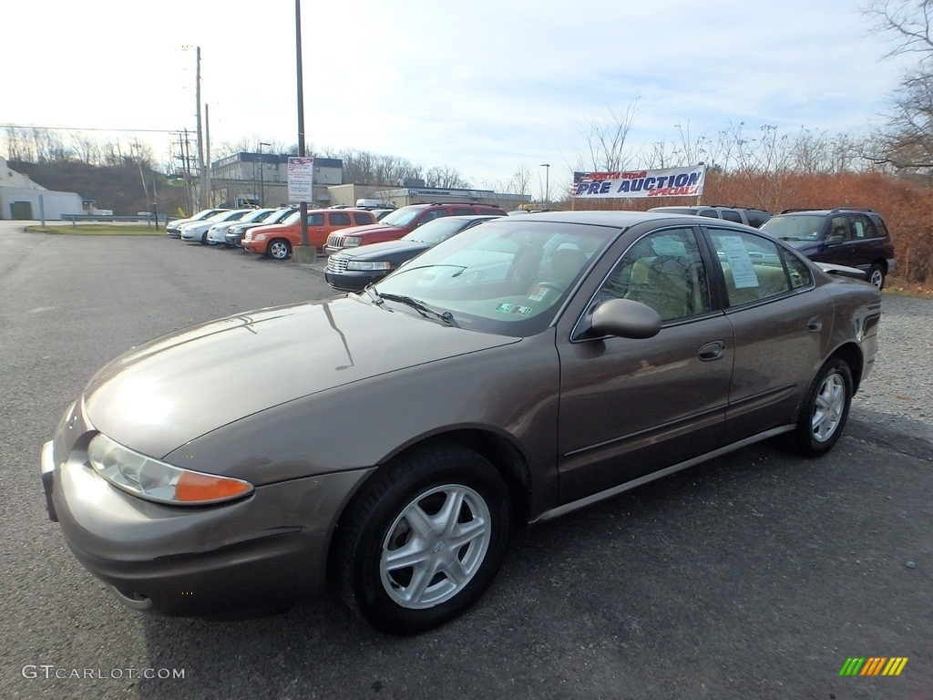 2002 Alero GL Sedan - Bronze Mist Metallic / Neutral photo #1