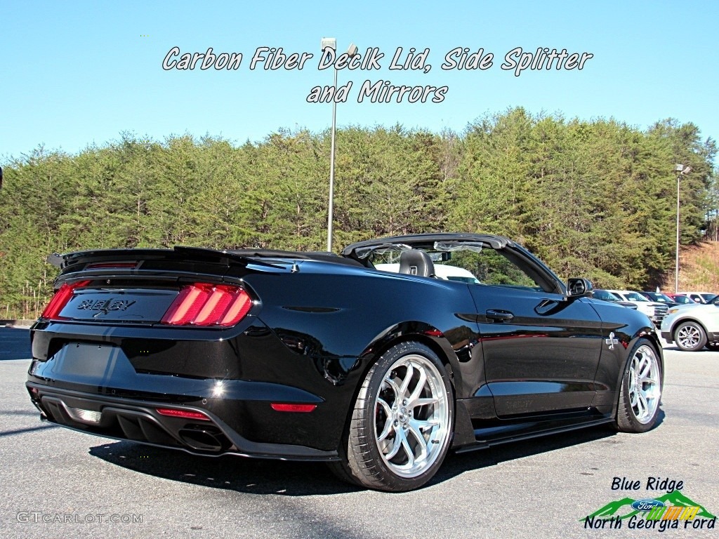 2017 Mustang Shelby Super Snake Convertible - Shadow Black / Ebony photo #6