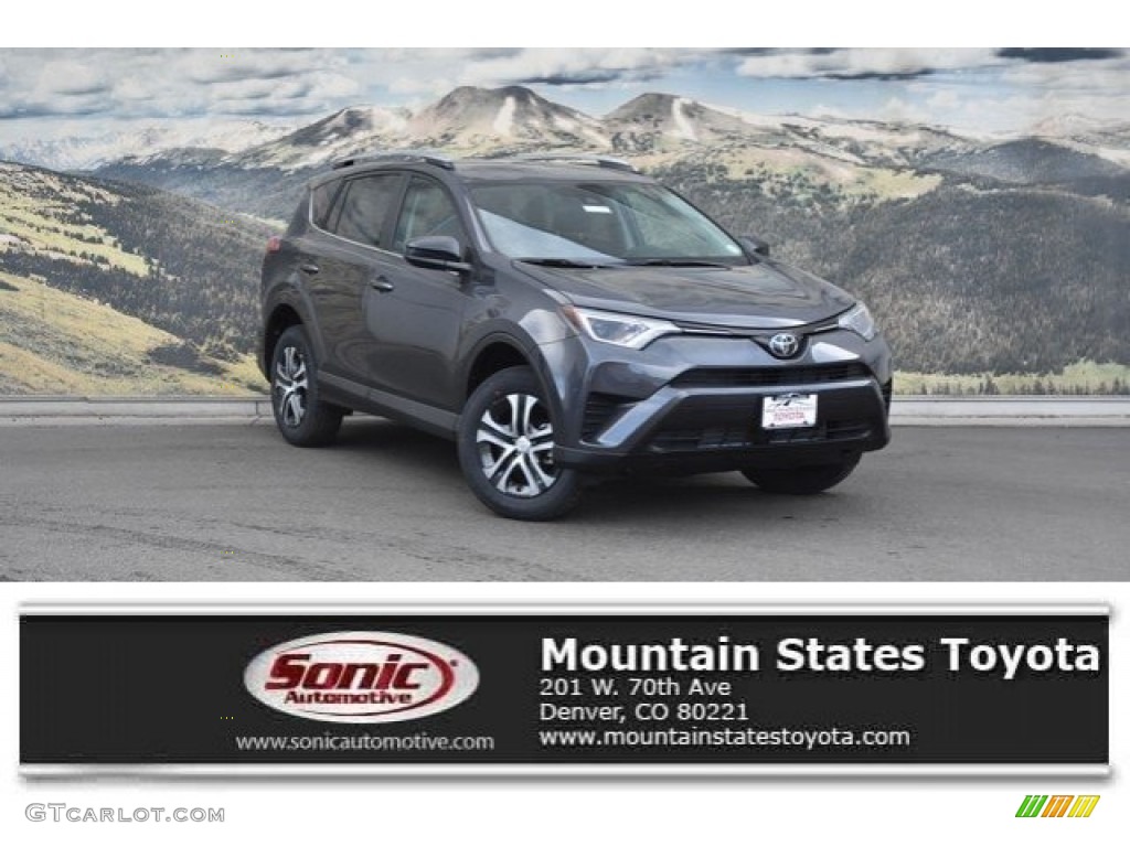 2018 RAV4 LE AWD - Magnetic Gray Metallic / Black photo #1