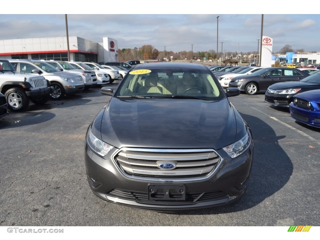 2015 Taurus SEL - Magnetic Metallic / Dune photo #24