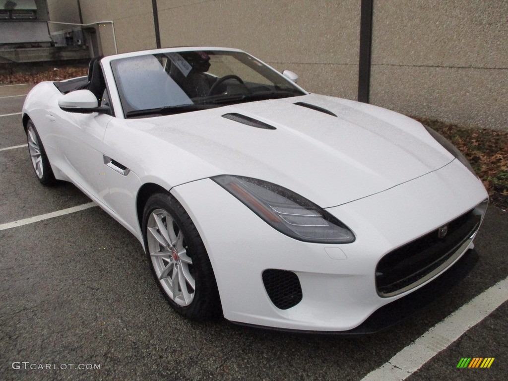 Fuji White 2018 Jaguar F-Type Convertible Exterior Photo #124239943