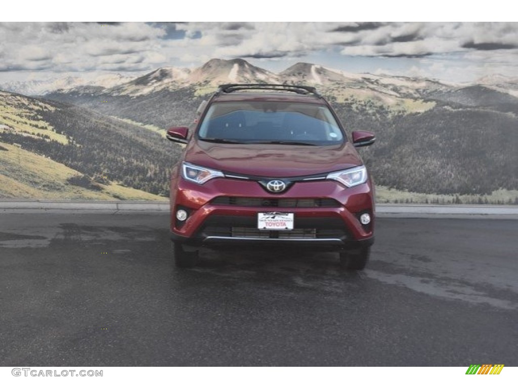 2018 RAV4 XLE AWD - Ruby Flare Pearl / Black photo #2