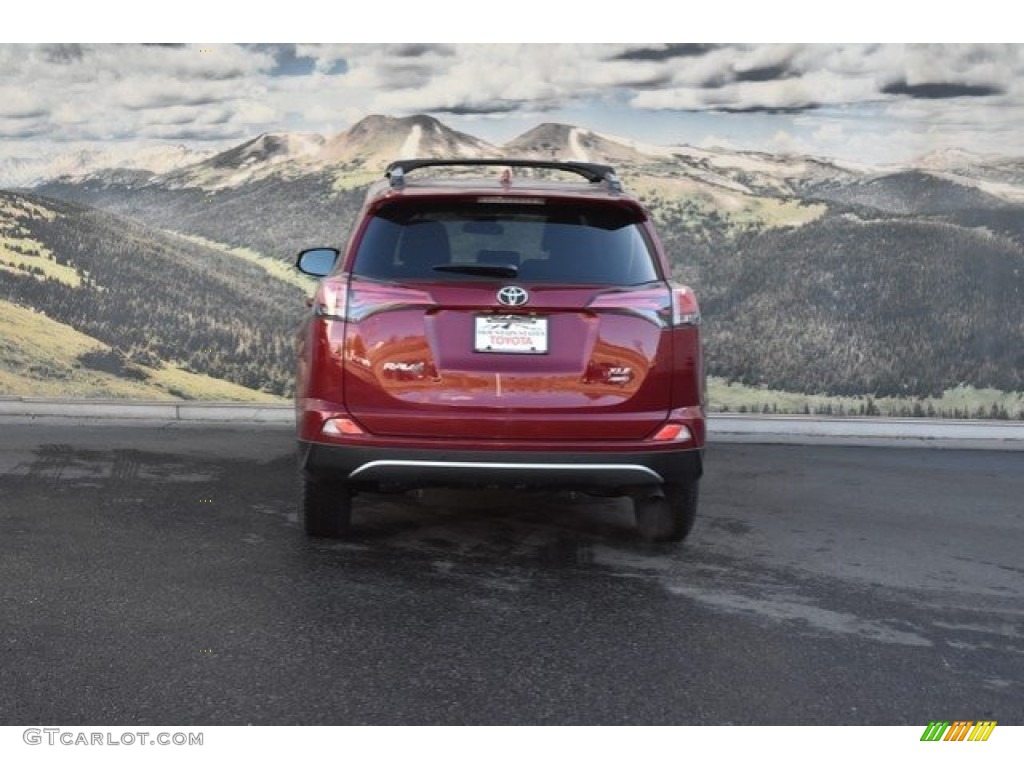 2018 RAV4 XLE AWD - Ruby Flare Pearl / Black photo #4